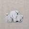 Polar Bear Mother - Two Cubs, Realistic Animals, Embroidered, Iron on Patch
